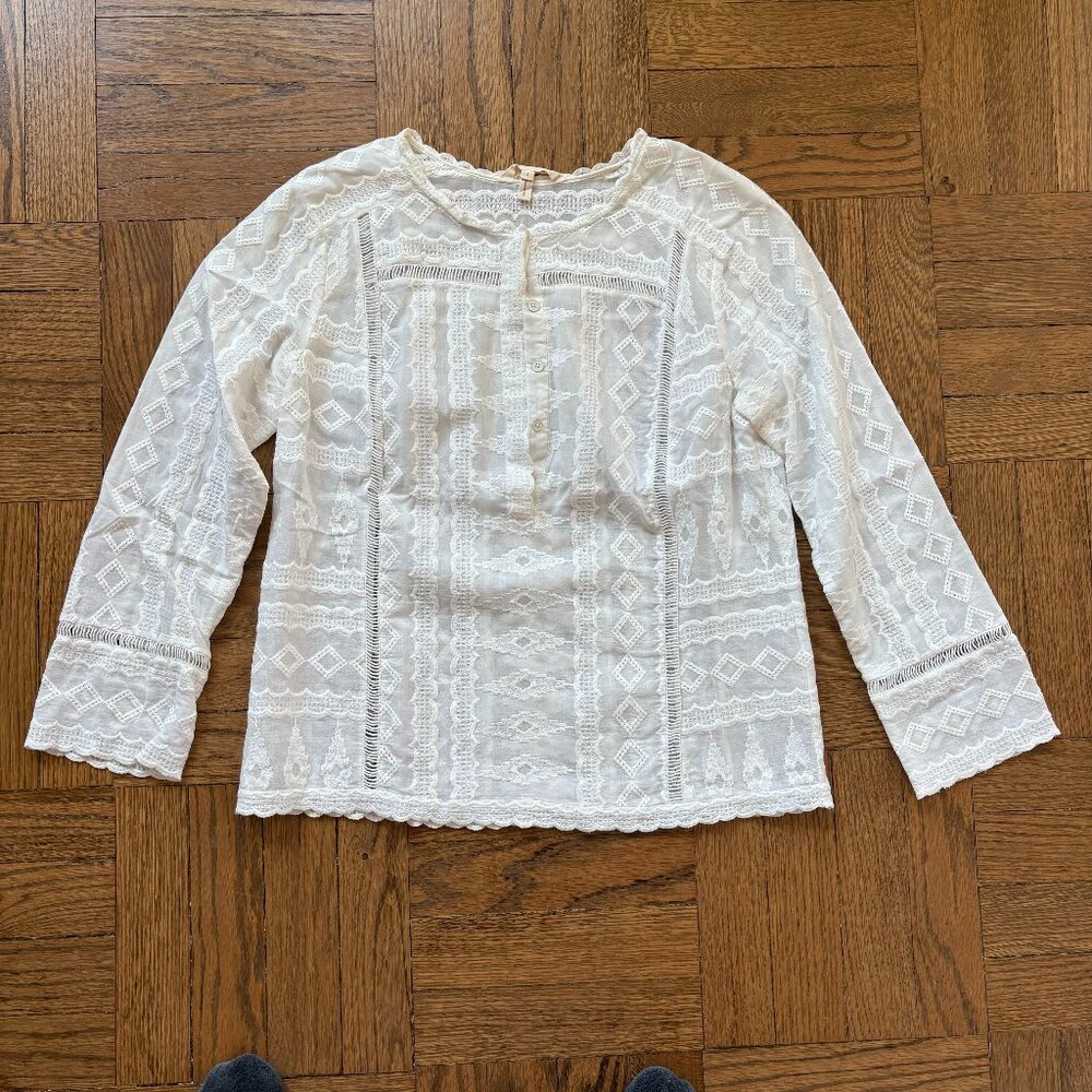 Rebecca Taylor Embroidered Blouse